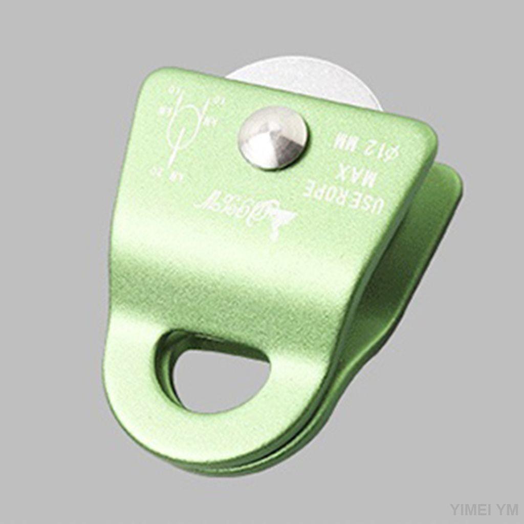 Polia Simples Fixa para Escalada e Montanhismo Polia de Transporte e içamento Roda Externa com Rolamento Polia Pequena para Exterior