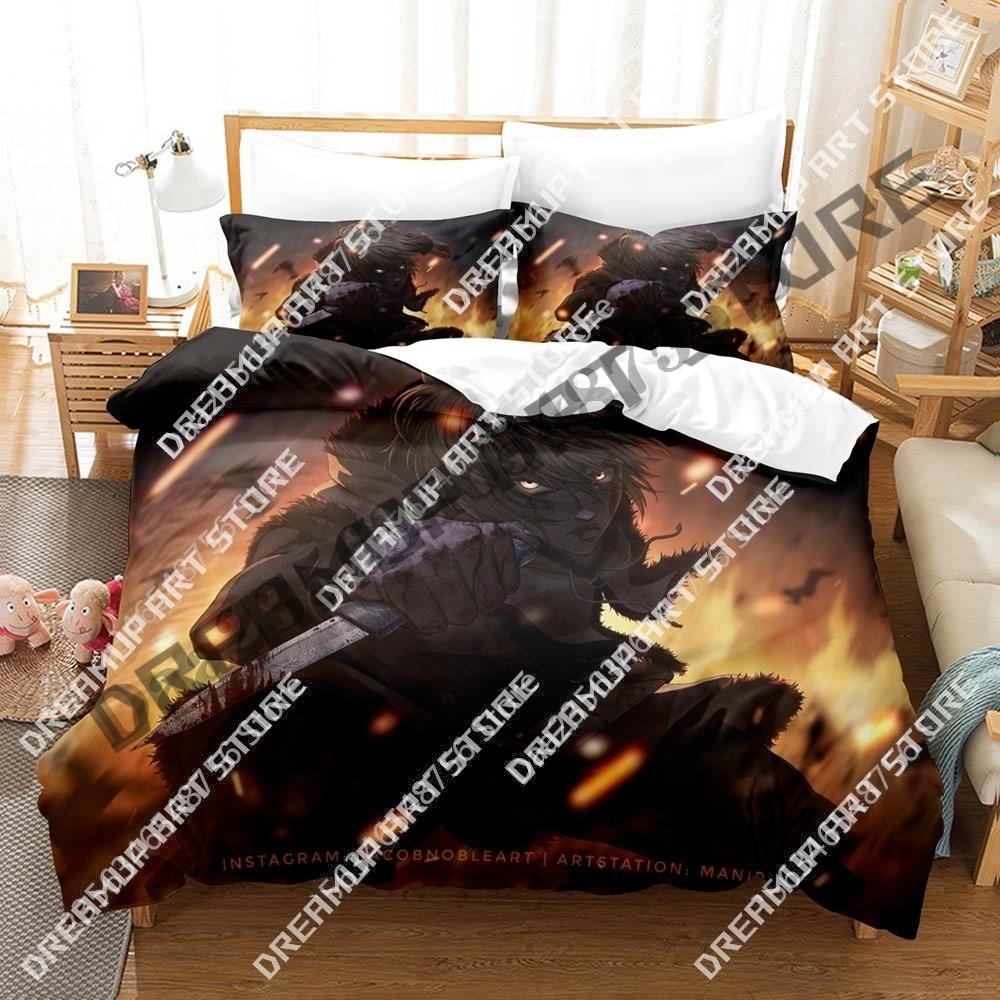 3D Print VINLAND SAGA Bedding Set Single Twin Full Queen King Size Bed Set Aldult Kid Bedroom Duvetcover Sets 3D Anime