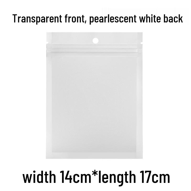 Pearlescent Yin & Yang Film Self-Sealing Bags for Jewelry Packaging