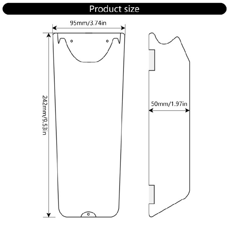 Compact Boat Tool Storage Box PVC Winch Handle Pocket Winch Handle Holder Designed for Quick Access & Organization