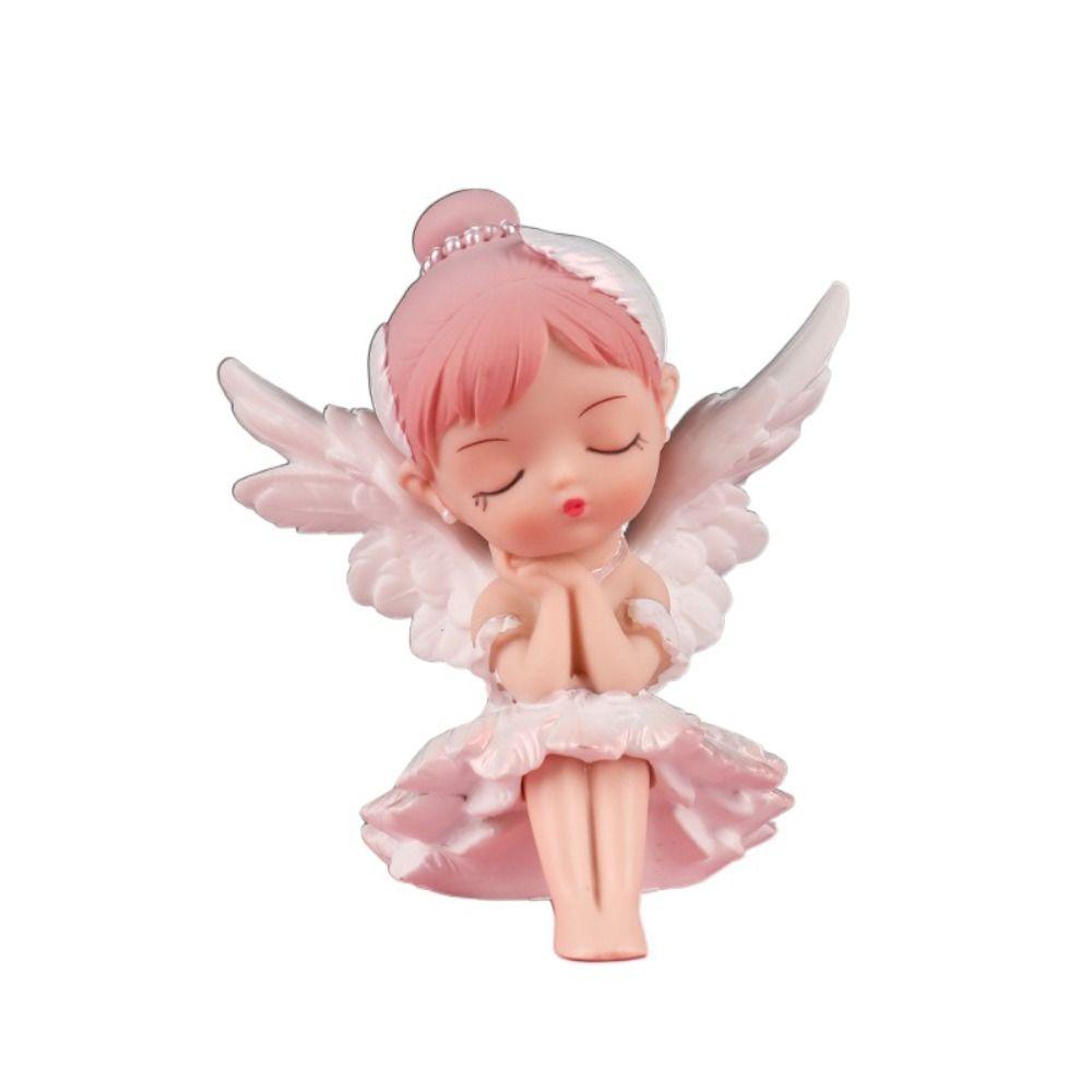 Angel Girls Statue Creative Desktop Decor Ornaments Ballet Girl Figurines Home Decoration