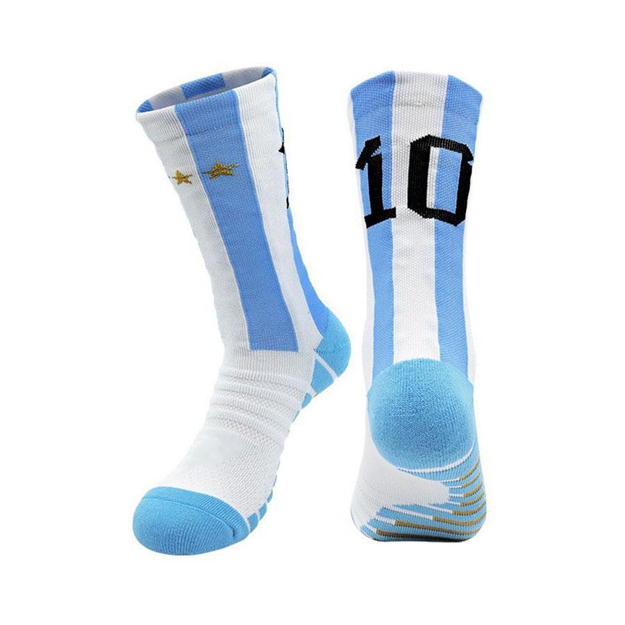 Number 10 Sport Socks Men Women Football Basketball Rugby Running Cycling Hiking Skateboard Socks