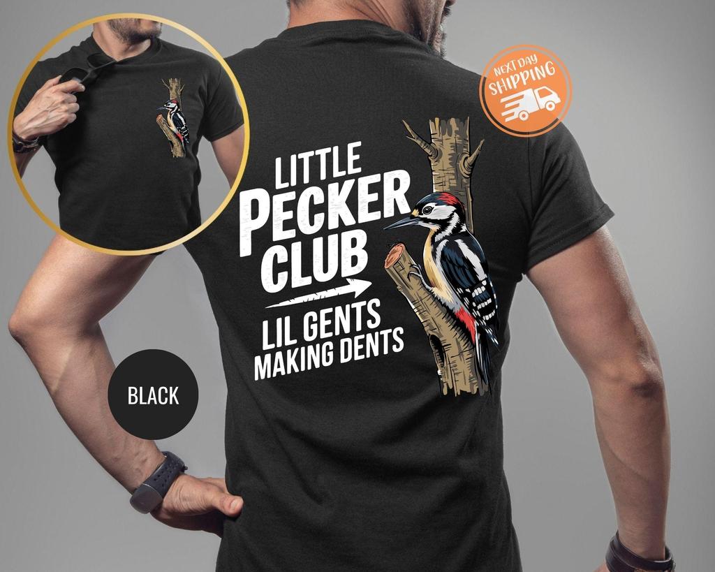 Little Pecker Club Shirt Lil Gents Making Dents Sweatshirt Offensive Men T-shirt Funny Quote T Funny Men Shirt Rude Humor Hoody