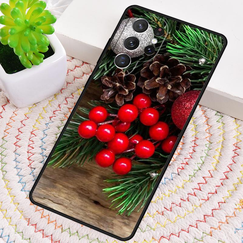 Christmas Tree New Year Art Phone Case for Samsung Galaxy note 10 pro S26 Ultra S23 S24 FE S25 S21 S22 PLUS shockproof Cove
