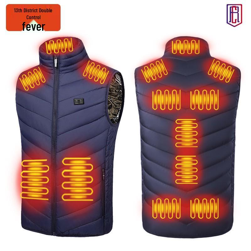 Smart USB Heated Vest: Unisex Winter/Autumn Thermal Wear with Constant Temperature Control