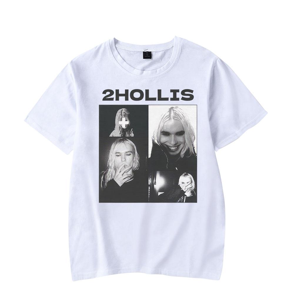 2025 2Hollis Photo Tshirt Shortsleeved Women Unisex Fashion Casual Summer Stylish Design Tee