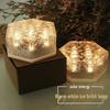 Waterproof Solar Outdoor Villa Courtyard Lamp: Ice Brick Design for Gardens and Balconies