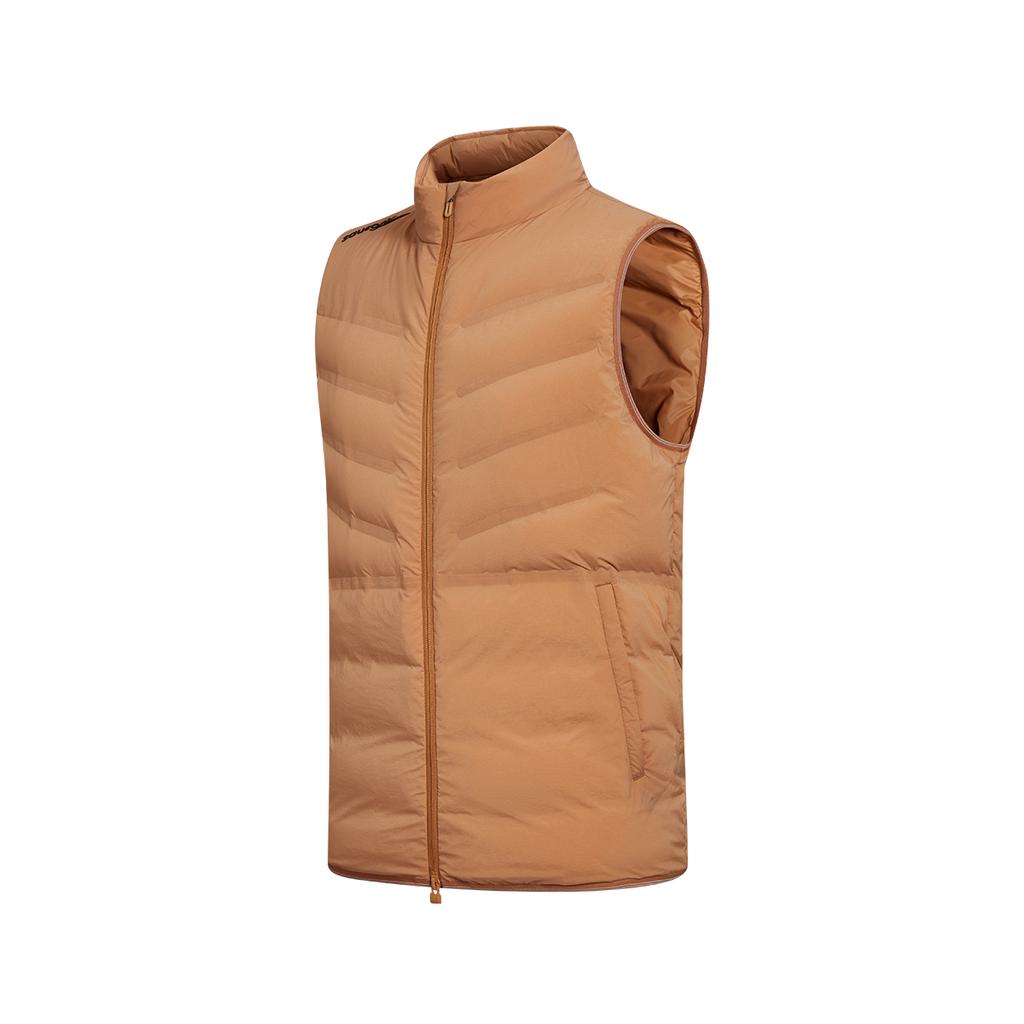 SAUCONY Gola Alta Zíper Versátil Quente Esportes Outdoor Casual Clássico Sem Mangas Colete de Penas Colete Masculino SA2269DV21L-YL052