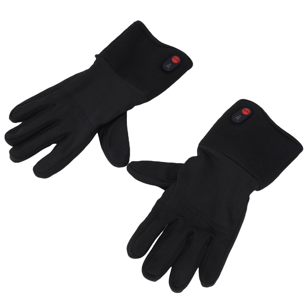 Heated Gloves for Men Women Rechargeable Touchscreen Ultra Thin Hand Warmer Electric Heating Gloves with 2 Batteries