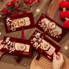 Creative Chinese  Year Red Envelopes Flocking Red Pocket Wedding Envelope The Year Of Horse Money Packet 2026  Year Gift