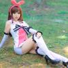 [Milky Time] Kizuna AI Cosplay Halloween VTuber Initial Costume with Wig (L)