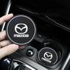 2025 Heiß 2 Stück Auto-Getränkeuntersetzer Flaschenhalter Anti-Rutsch-Matte Silikagel Für Mazda Skyactiv 2 3 5 6 7 RX8 Demio MX5 Auto-Klimaanlage