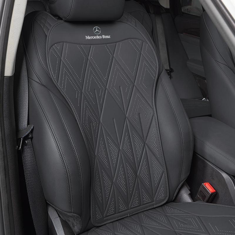 Nappa Leather Car Seat Cover Cushion Luxury Protective Pad For Mercedes Benz AMG GLE GLS CLA CLE GLC CLS GLA W223 W213 W206 W464