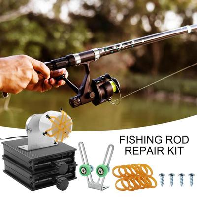 Lure Fishing Rod Winding Machine Automatic Rod Dryer for Fishing Repair Wrapping Machine For Epoxy Drying Efficient Portable