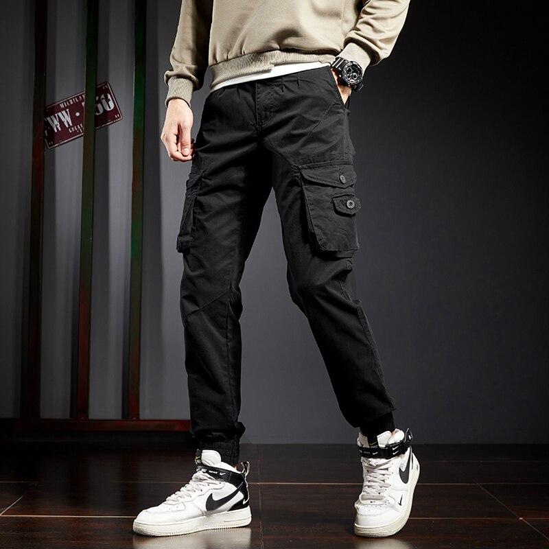 Jantour 2021 Pantalones Camuflaje para Hombre Algodón Casual Pantalones Cargo Militares Joggers Pantalones de Exterior para Hombre Bolsillos 3D Pantalones Harajuku