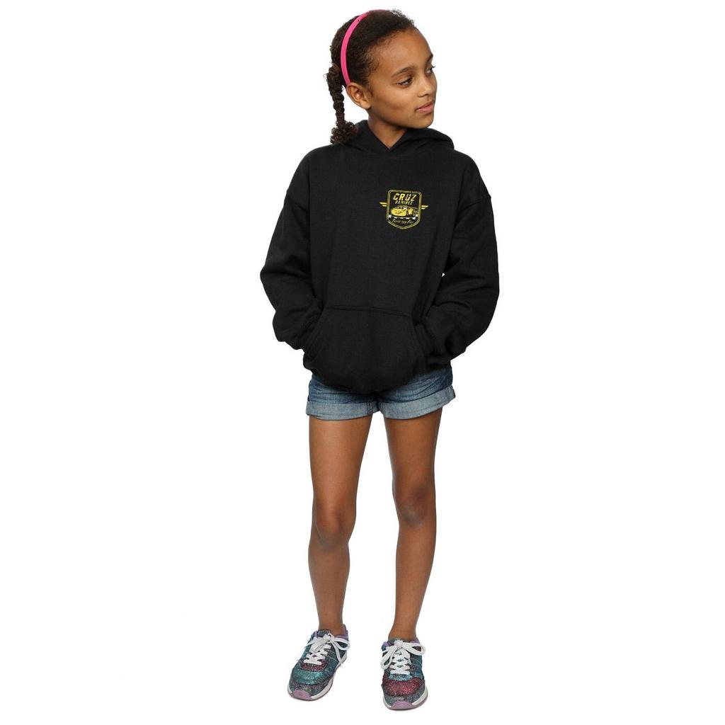 Disney Girls Cars Cruz Ramirez Faux Pocket Logo Hoodie