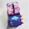 Custodia Per Nokia 6.1 6.1 Plus Custodia Antiurto Estetica Moda Cartone Animato Gatto Carino Nera Gomma Silicone Morbida Cover Bumper Alloggiamento
