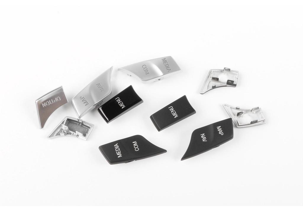 Compatible with BMW 5, 6, 7 Series (G30, G38): iDrive Center Console Multimedia Button.