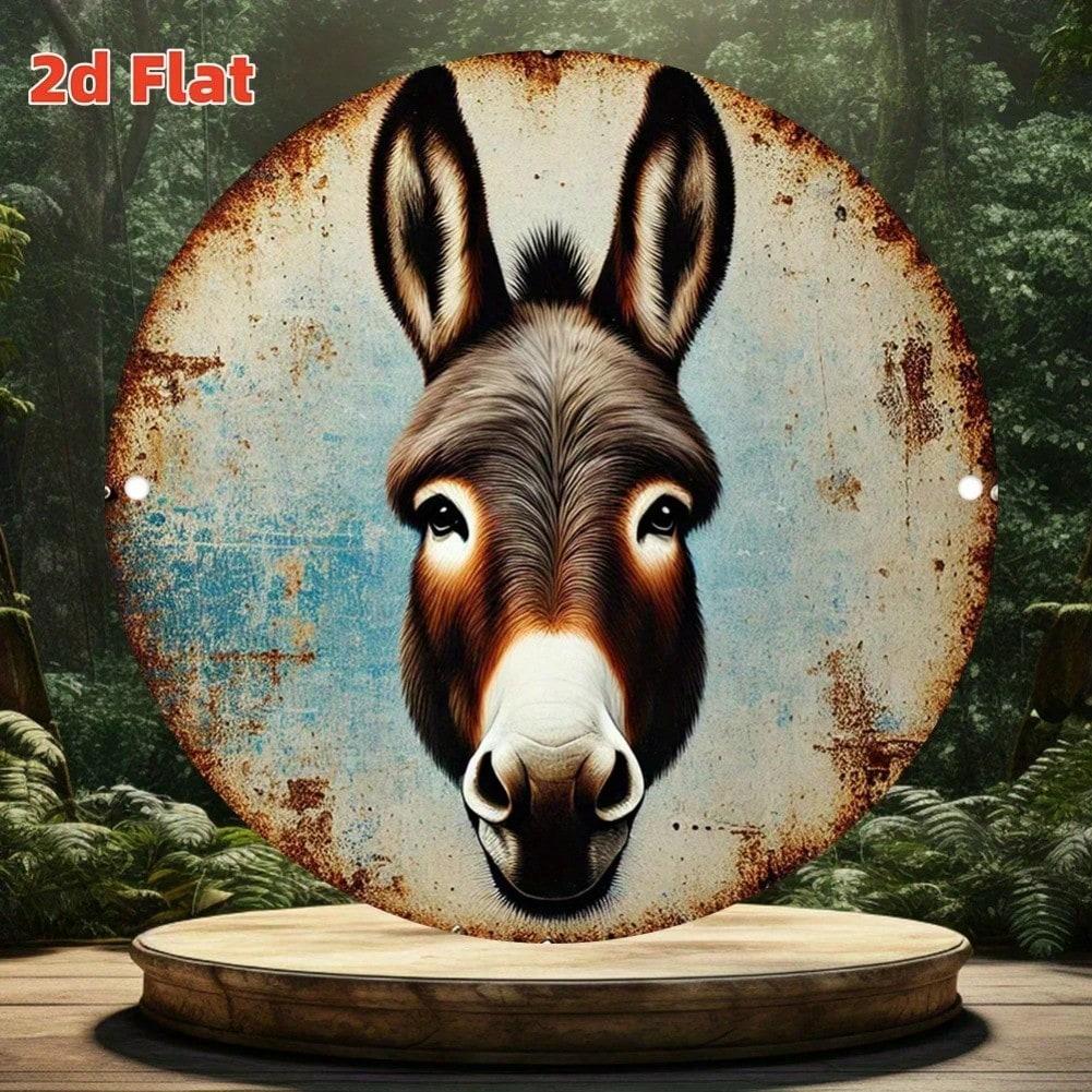 Metal Wall Art Decor Circular Sign Modern Aluminum Home Art 20x20 разноцветный