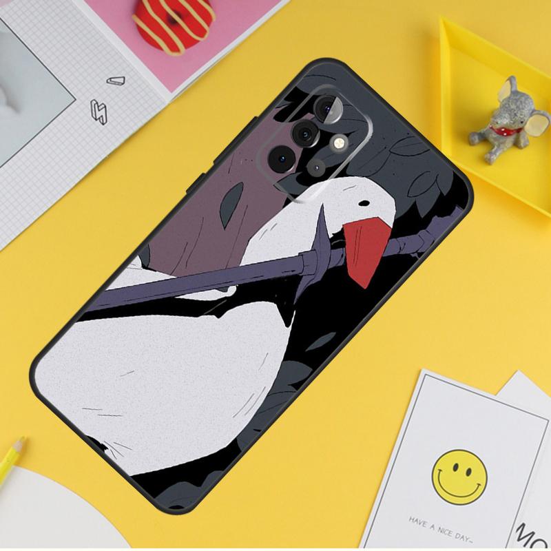 Cartoon Funny Goose Case For Samsung Galaxy A16 A26 A36 A56 A06 A55 A35 A15 A53 A32 A52 A33 A13 A14 A34 A54 A17