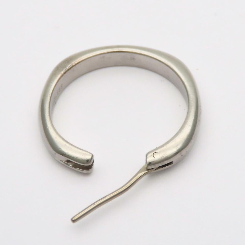 Used TIFFANY&Co. Pierce cushion Silver925 6.8g Silver hoop