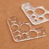 Clear Acrylic Circle Template, Stitching Corner Templates Leather Positioning Tool Round Corner Stitching Ruler Stencil