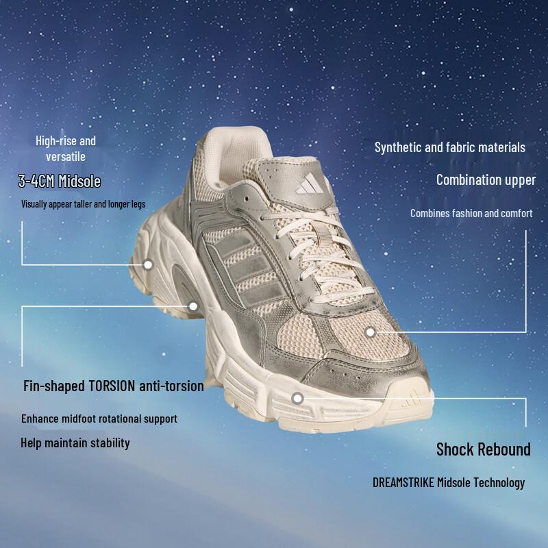 adidas Astro Quest XLG Futuristic Platform Sneakers