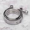 2.25in V Band Stainless Steel Clamp with 2 Flange for Turbo Exhaust Downpipe
