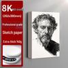 Thickened Art Sketch Paper: 8K for Art Students, 4K Gouache, 16K Watercolor, 4K Drawing Book, Sketchbook.