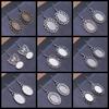 Fit 13x18mm Cabochons Oval Blank Setting Bezel Blank Cabochon Earring Base For DIY Earring Making