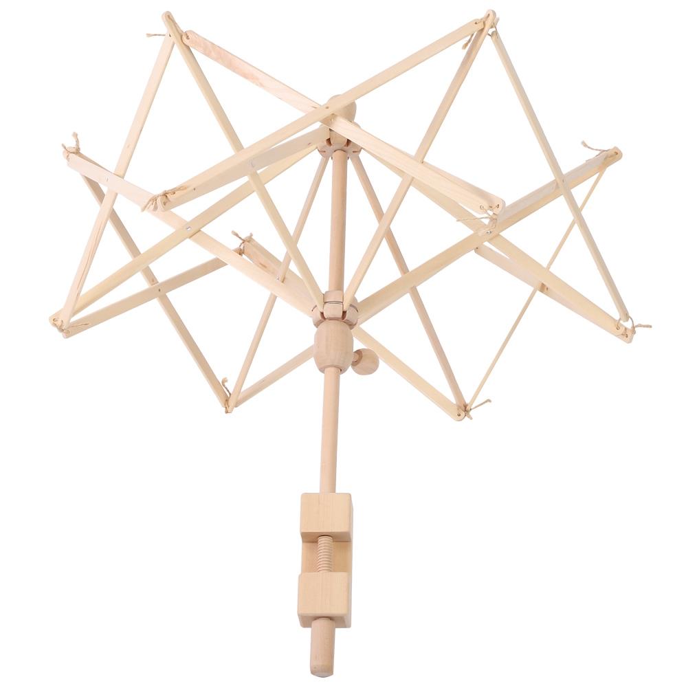 

Зонт для вязания Swift Yarn Деревянный держатель для моталки Kint Ball Инструменты Аксессуары для ткачества