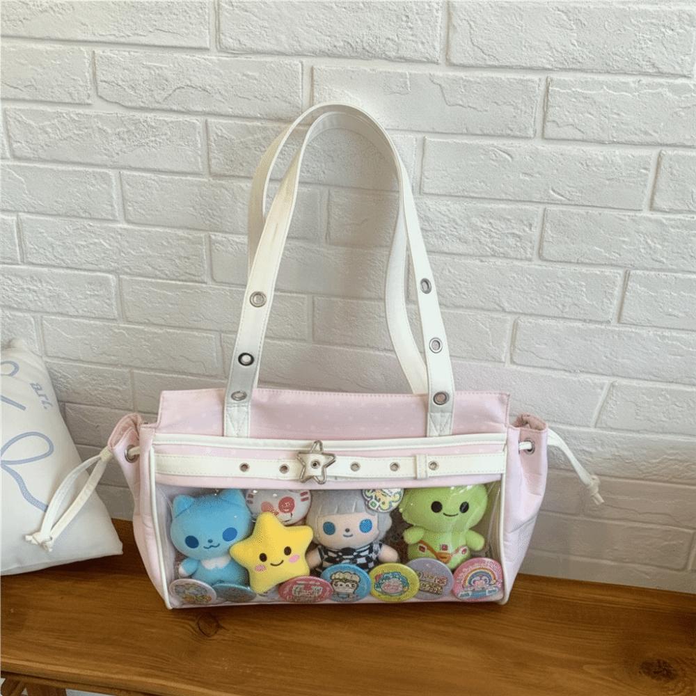 Star Polka Dot Itabag Harajuku Anime Tote Bag Portable JK Uniform Handbag Girl
