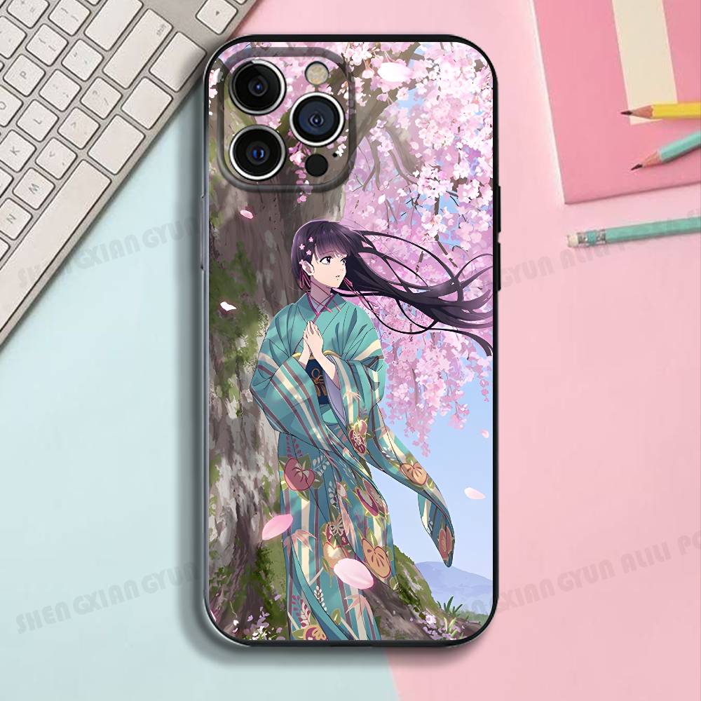 Anime M-Miyo K-Kudou Silicone Soft Phone Case For IPhone17 16 15 14 13 12 11 Pro Max Plus X XR SE Cover
