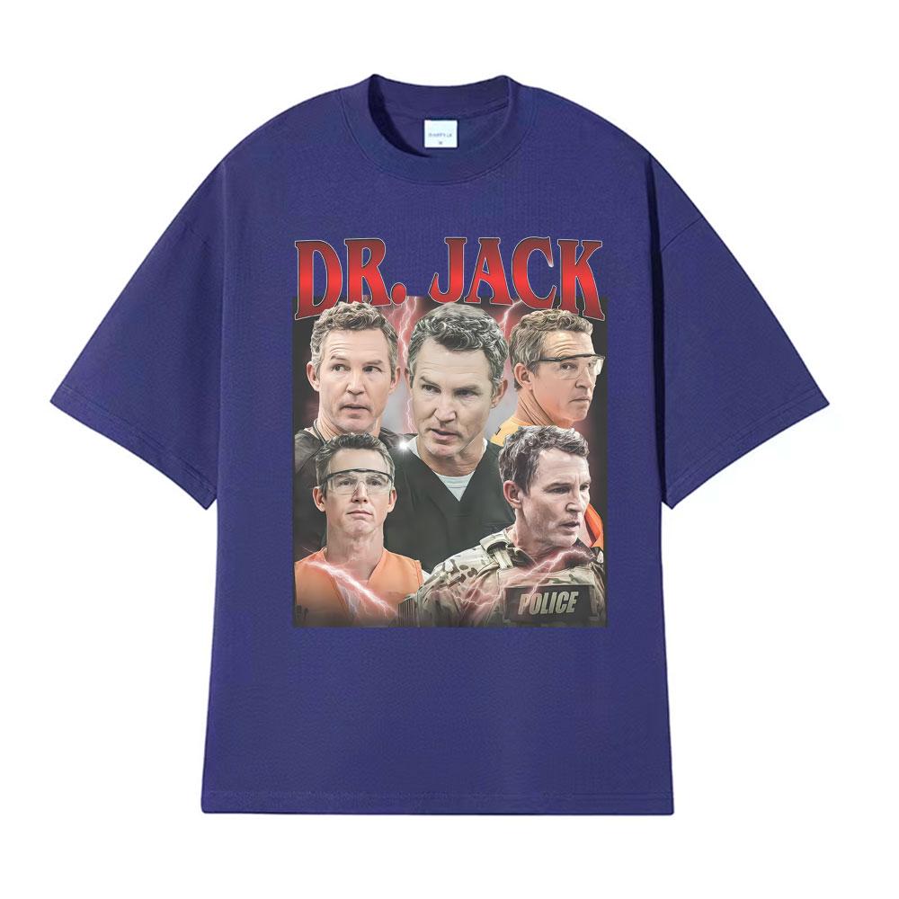 Limited Dr Jack Abbot Retro Movie HN7 Graphic T Shirts Unisex Women Fashion Casual Tee Shirt High Quality ONeck Tshirt Streetwear