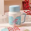 Baizi'en A52 Creative Ceramic Mug with Lid