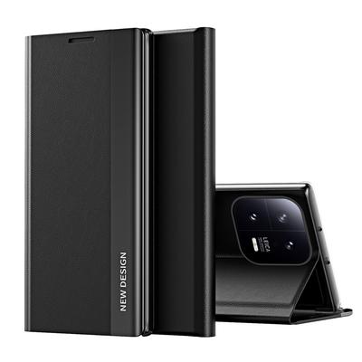 Case with a Flap and a Stand for Xiaomi 13 Lite Sleep Case Pro Black