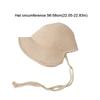 Summer Travel Wide Brim Straw Sun Hat Foldable Breathable Bucket Cap Cute Strap Beach Sun Cap For Women Female