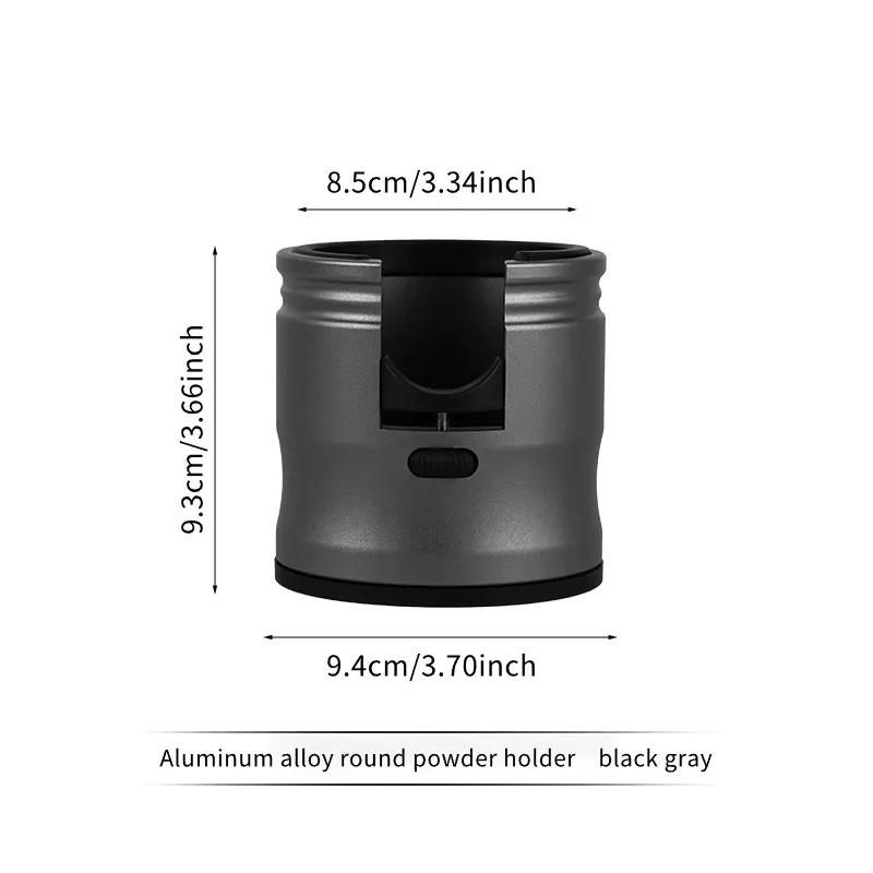 Coffee Portafilter Holder Espresso Tamper Stand Base Adjustable Aluminum Coffee Handle Tamper For 51/53/58mm Portafilters Tools