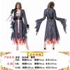 Halloween Costume Dress Women Gothic Bride Skull Vampire Theme Party Outfit Cosplay