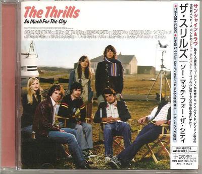 CD THRILLS - So Much For The City VJCP68501 Virgin Records  2003 Japan ObiRock Used