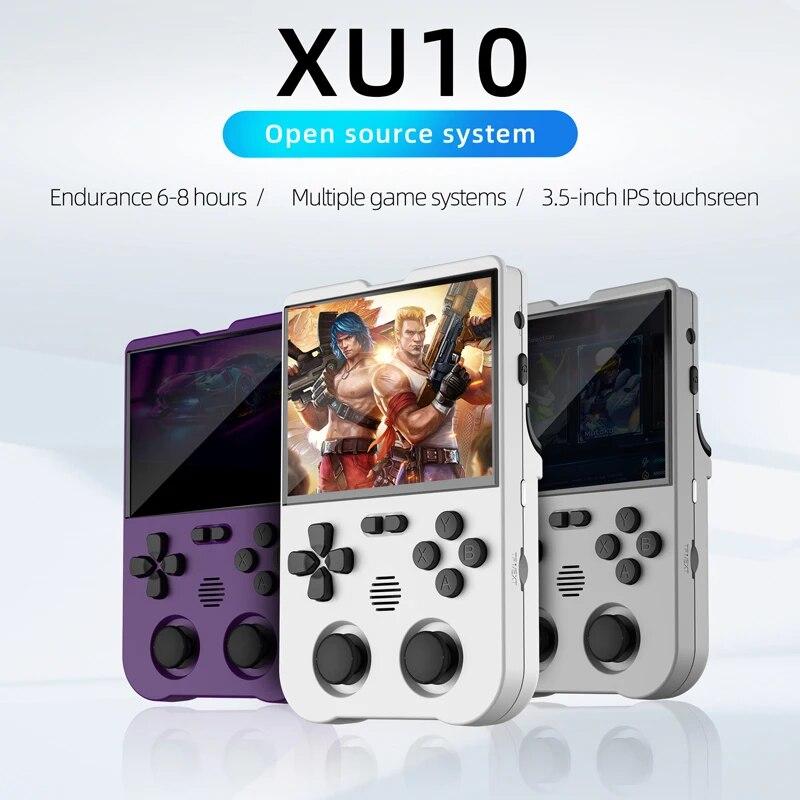 

Ручная игровая консоль MagicX XU10 Rockchip RK3326S 1 ГБ ОЗУ 3,5-дюймовый IPS-дисплей Аккумулятор 3000 мАч 30+ симуляторов Расширение TF-карты