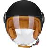 Retro Half Open Motorcycle Helmet Retro Cruising 3/4 Couple Helmet Coffee Shop Motorcycle Hat