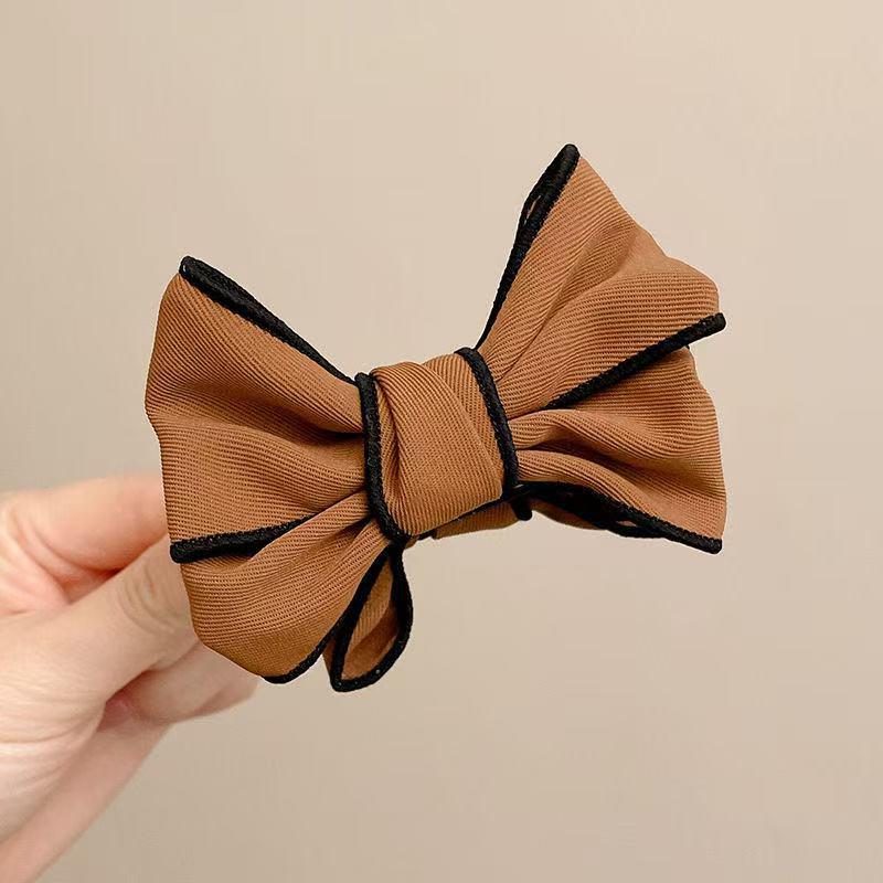 Pinza para el pelo con lazo Otoño Invierno: Elegante Accesorio para Moño y Cola de Caballo