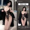 Sexy lingerie sexy onesie lace uniform seduction hollowed out passion nightgown set