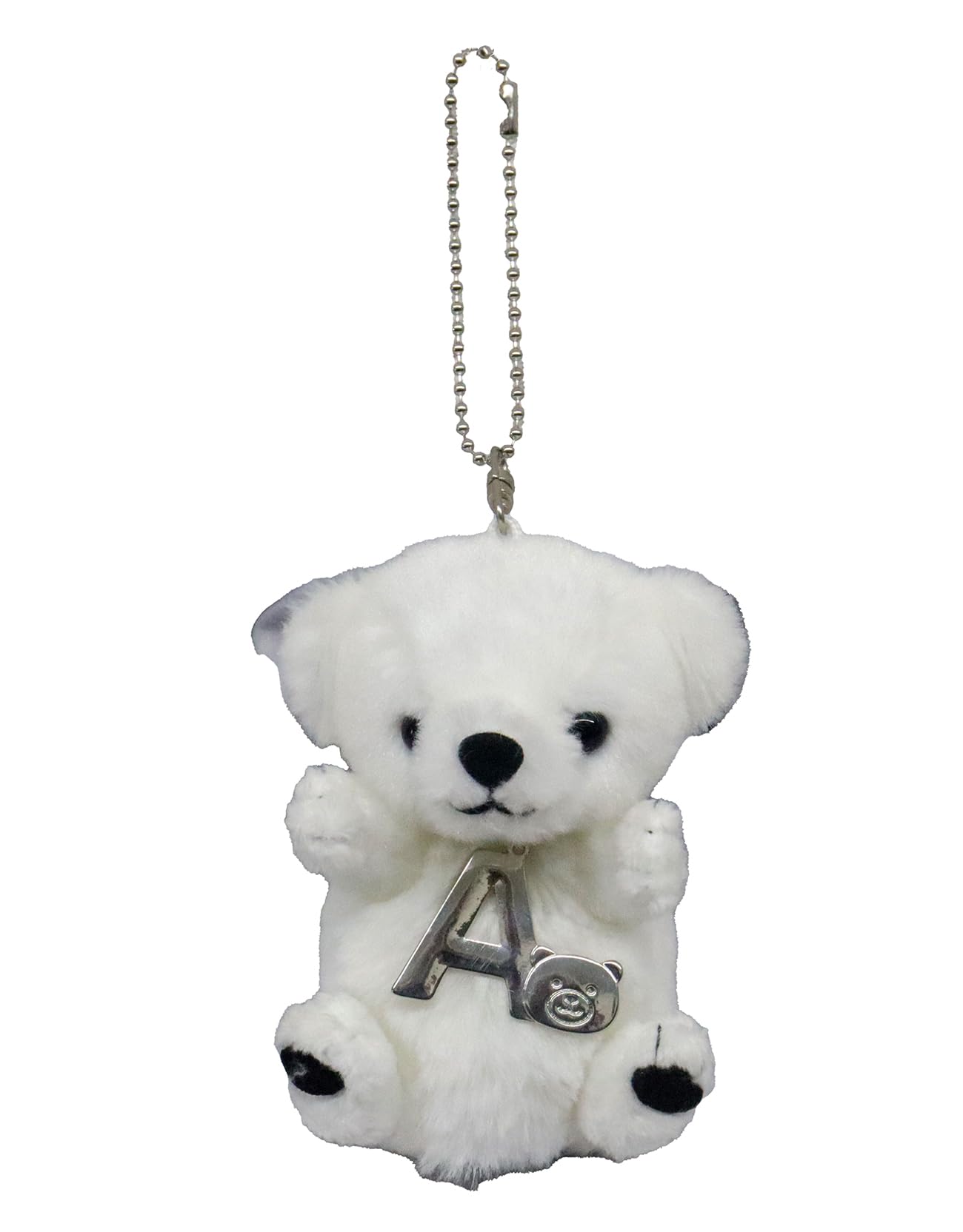 

[Takeoff] Polar Bear Plush Strap with Initial Charm [A] Angel s Mischief Series