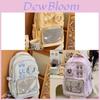 College Style Transparent Backpack With Nylon For School And College Students