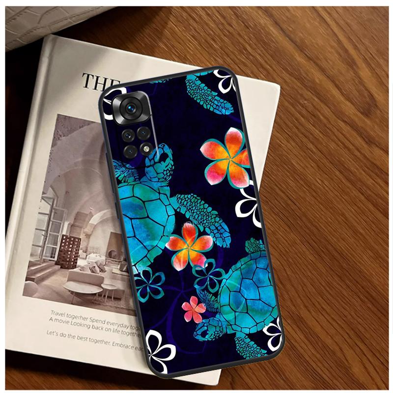 Swimming Freshwater Sea Turtles Case For Xiaomi Redmi Note 12 10 9 11 13 Pro Plus 12S 10S 11S 9S Redmi 13C 10C 9C 12C Cover
