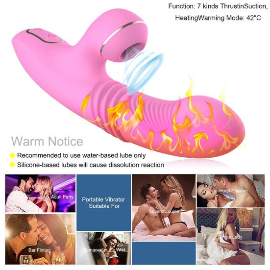 Dámský teleskopický vibrátor G Spot Clit Stimulátor AV hůlkový masturbátor Sexuální hračka