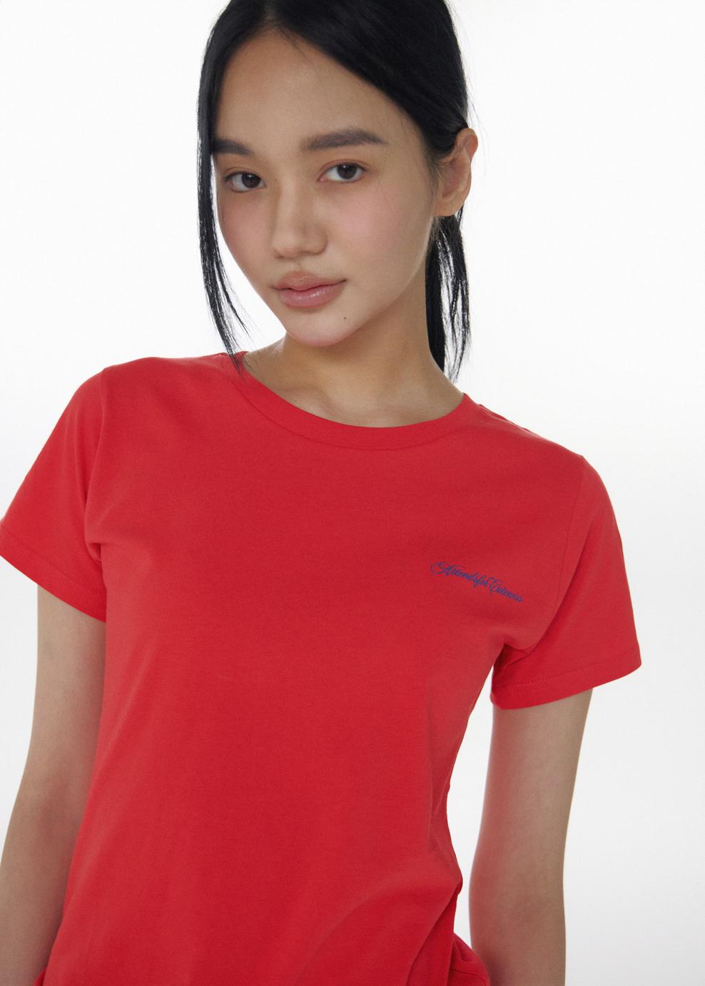 Attens Attends For Cuteness Tee (Red)