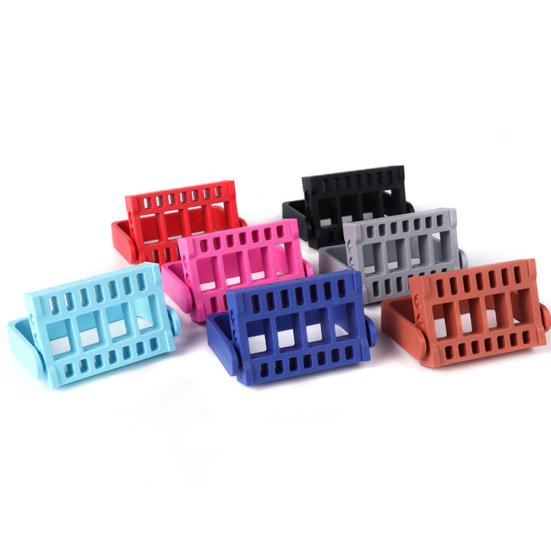 16 Holes Nail Drill Bit Tool Box Holder Grinding Head Display Rack Storage Stand